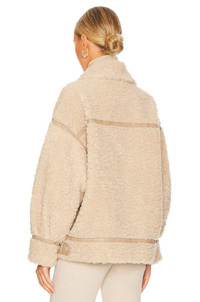 Lamarque Badu Jacket in Beige - Size Small (Retails for $435)