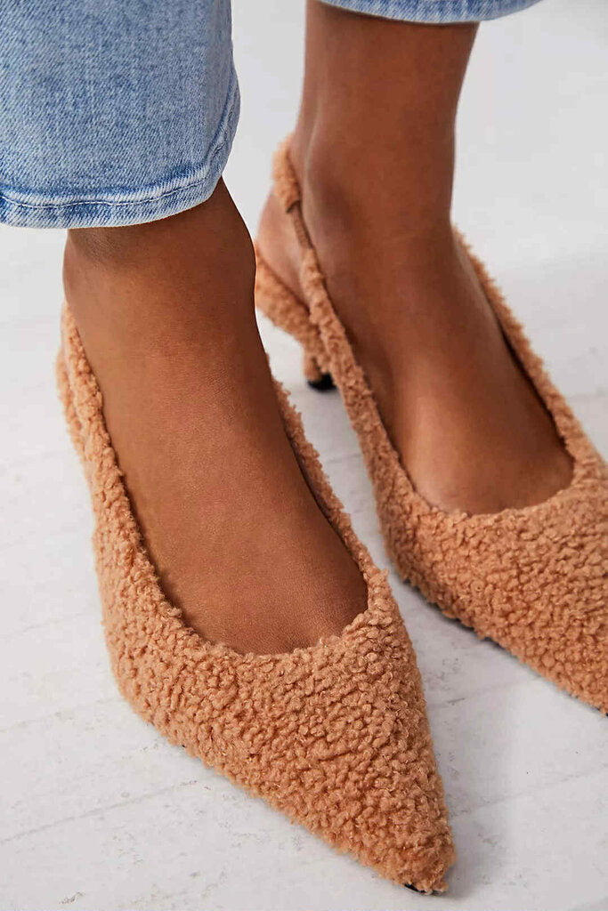 Jeffery Campbell Warm With You Kitten Heels - Size 7.5