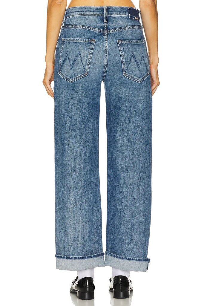 Mother The Dodger Flood Cuff Jeans in Toil and Trouble - Size 27 (Retails for $298)