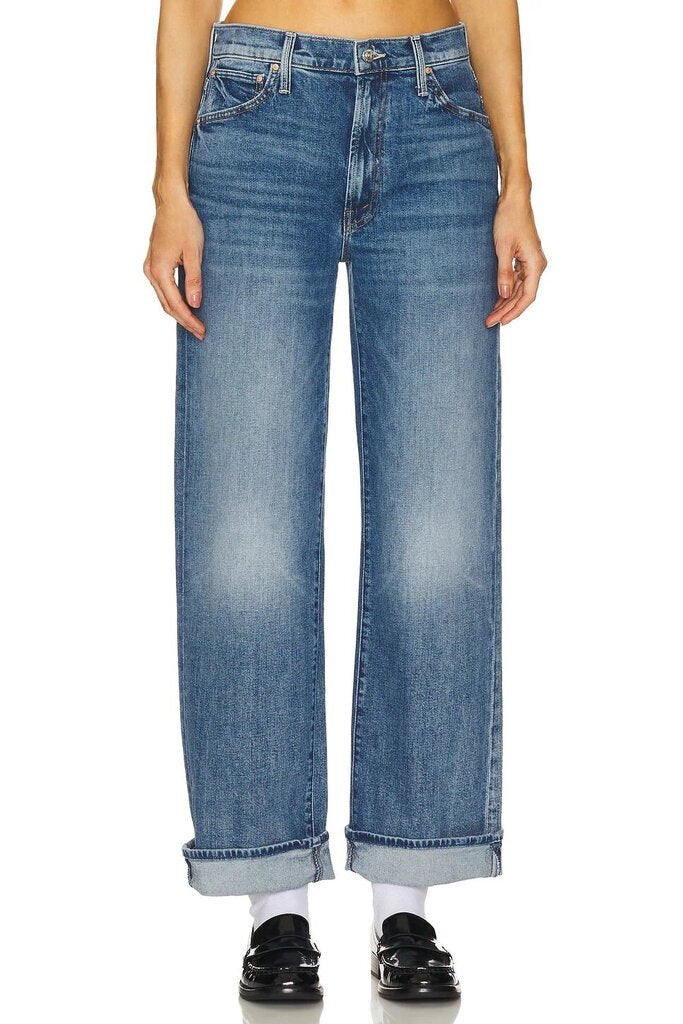 Mother The Dodger Flood Cuff Jeans in Toil and Trouble - Size 27 (Retails for $298)