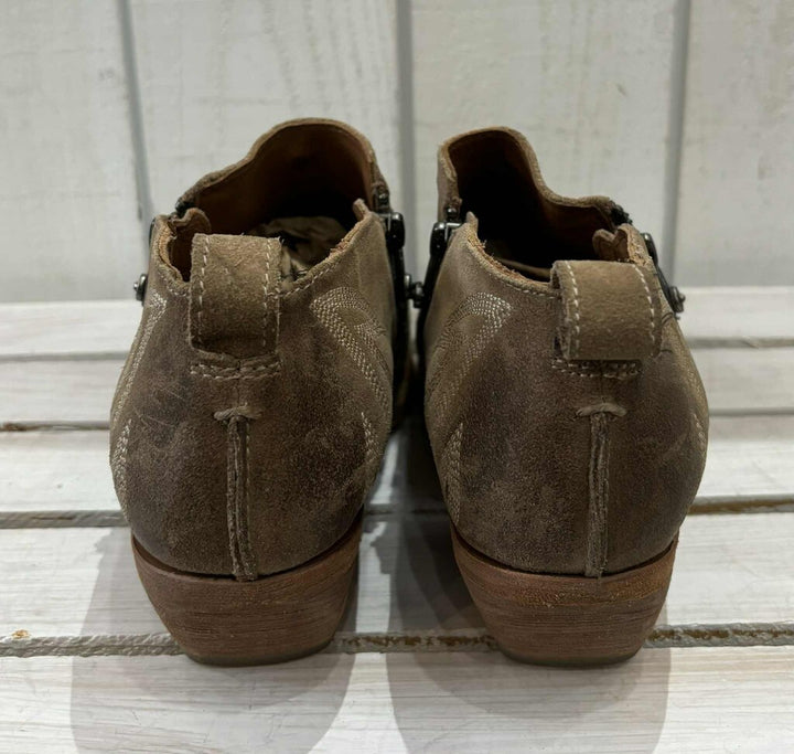 Frye Sacha Primrose Shooties Embroidered Ankle Boots - Size 8