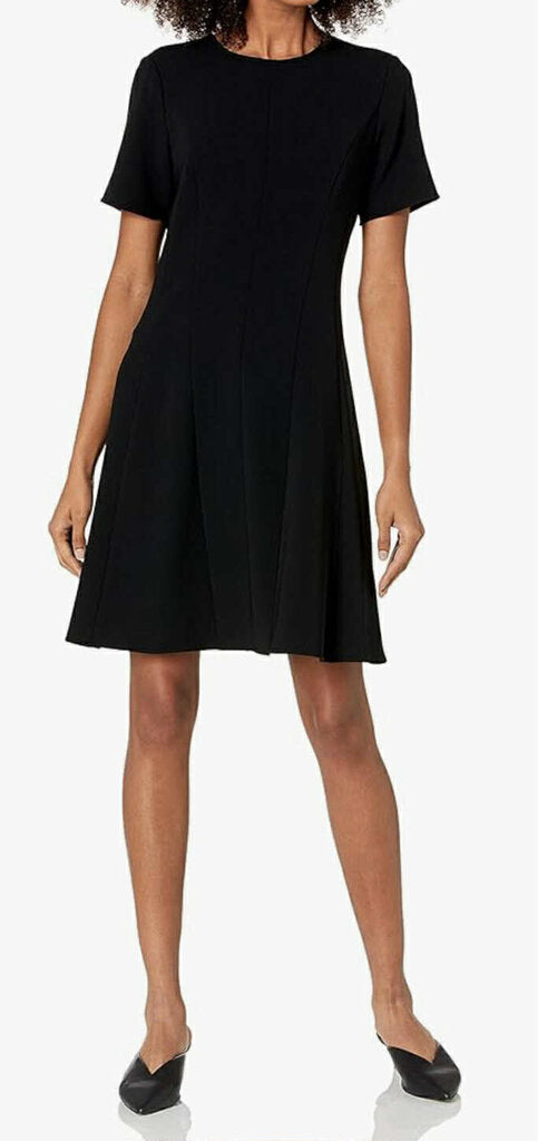 Theory NWT Short Sleeve Modern Seamed Shift Dress - Size 0 (Retails $365)