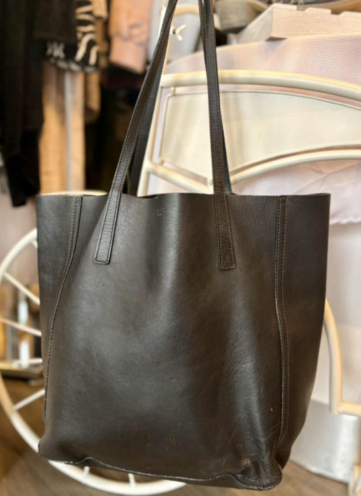 Shinola Medium Shopper Tote in Black