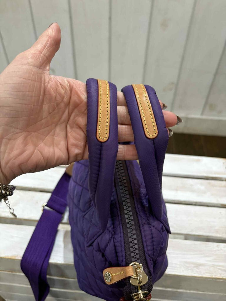 MZ Wallace Micro Sutton Tote In Amethyst/light Gold (Retails for $185)