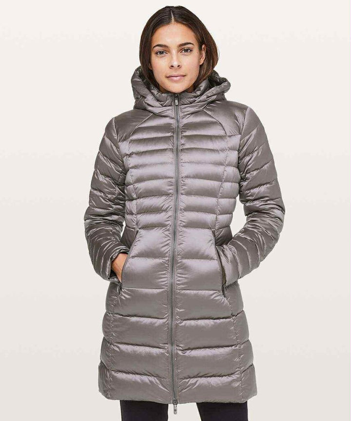 Lululemon Brave The Cold Jacket in Dark Chrome - Size 4