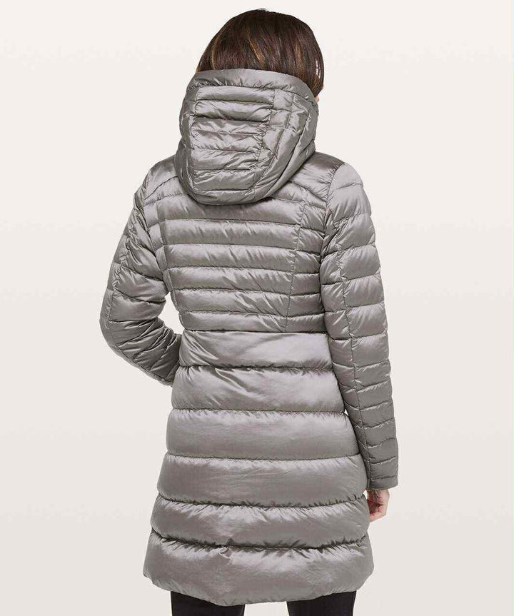 Lululemon Brave The Cold Jacket in Dark Chrome - Size 4