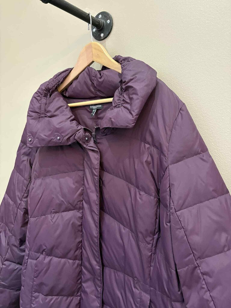 Eileen Fisher Weather Resistant Down Coat - Size 3X