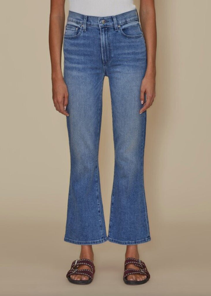 Le Jean Bella Crop Flare Jeans (Retails for $228) - Size 27