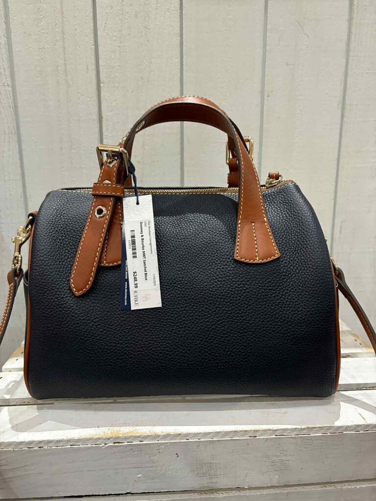 Dooney & Bourke NWT Kendra Satchel in Midnight Blue