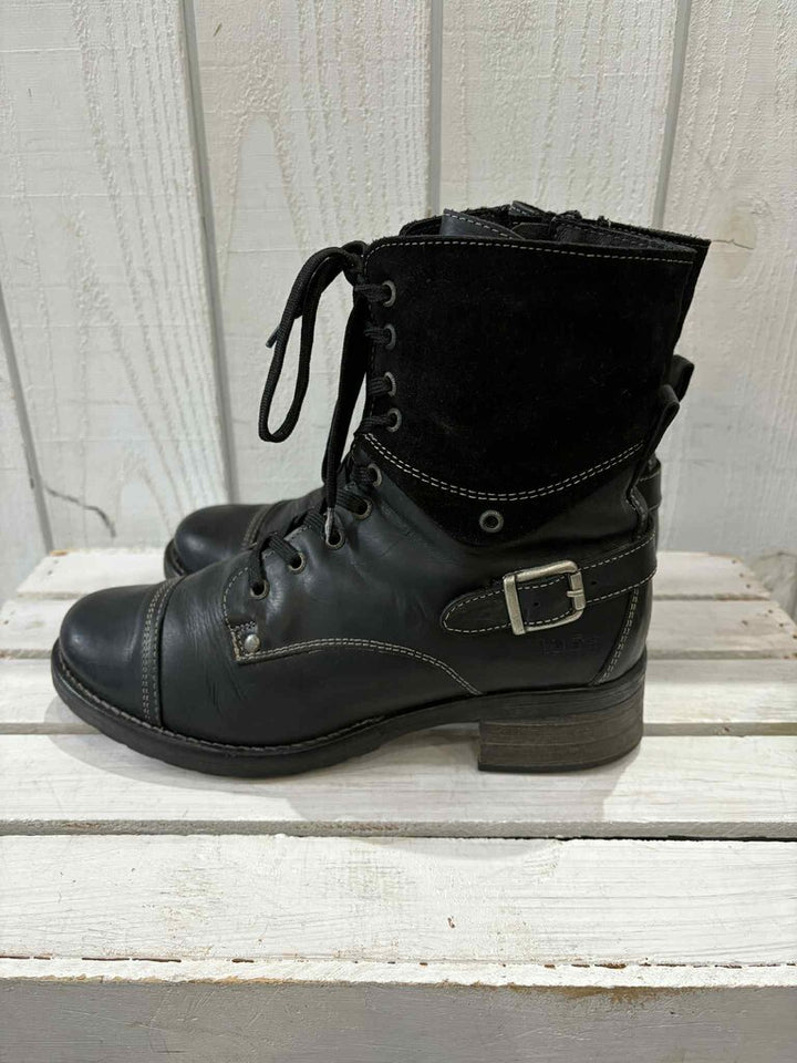 Taos Crave Suede Combat Boots (Retails $250) - Size 40