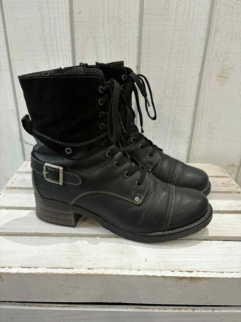 Taos Crave Suede Combat Boots (Retails $250) - Size 40