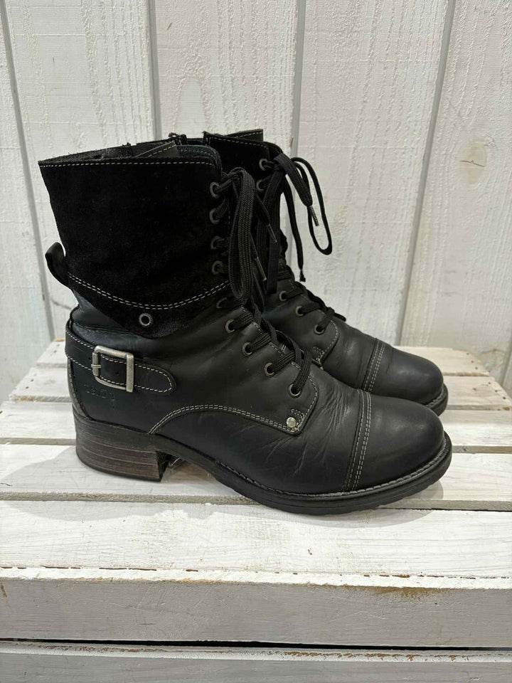 Taos Crave Suede Combat Boots (Retails $250) - Size 40