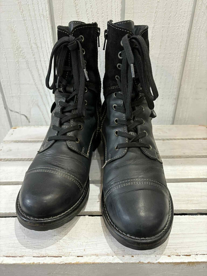 Taos Crave Suede Combat Boots (Retails $250) - Size 40