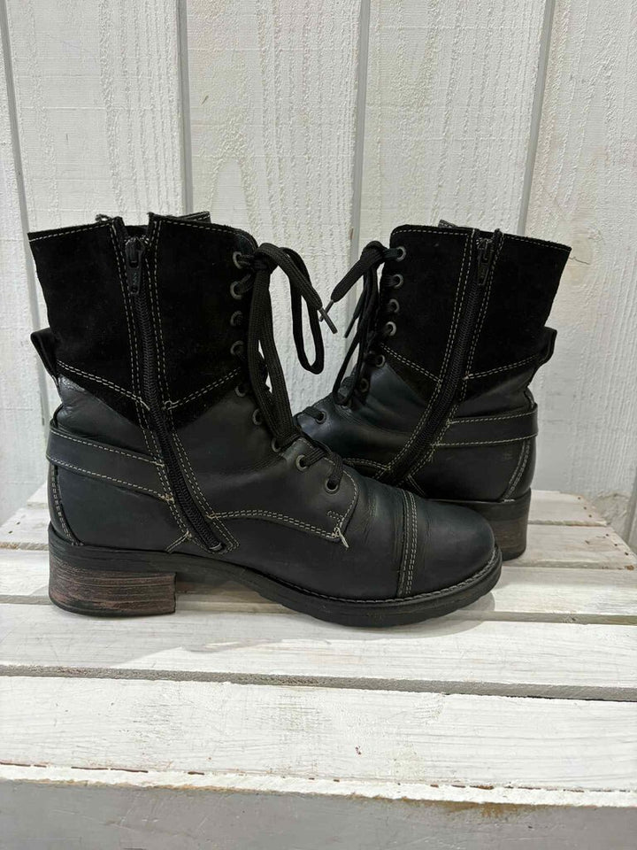 Taos Crave Suede Combat Boots (Retails $250) - Size 40