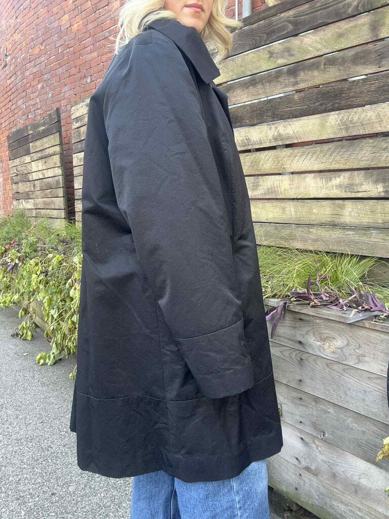 Eileen Fisher Stand Collar Long Coat - Size 3X