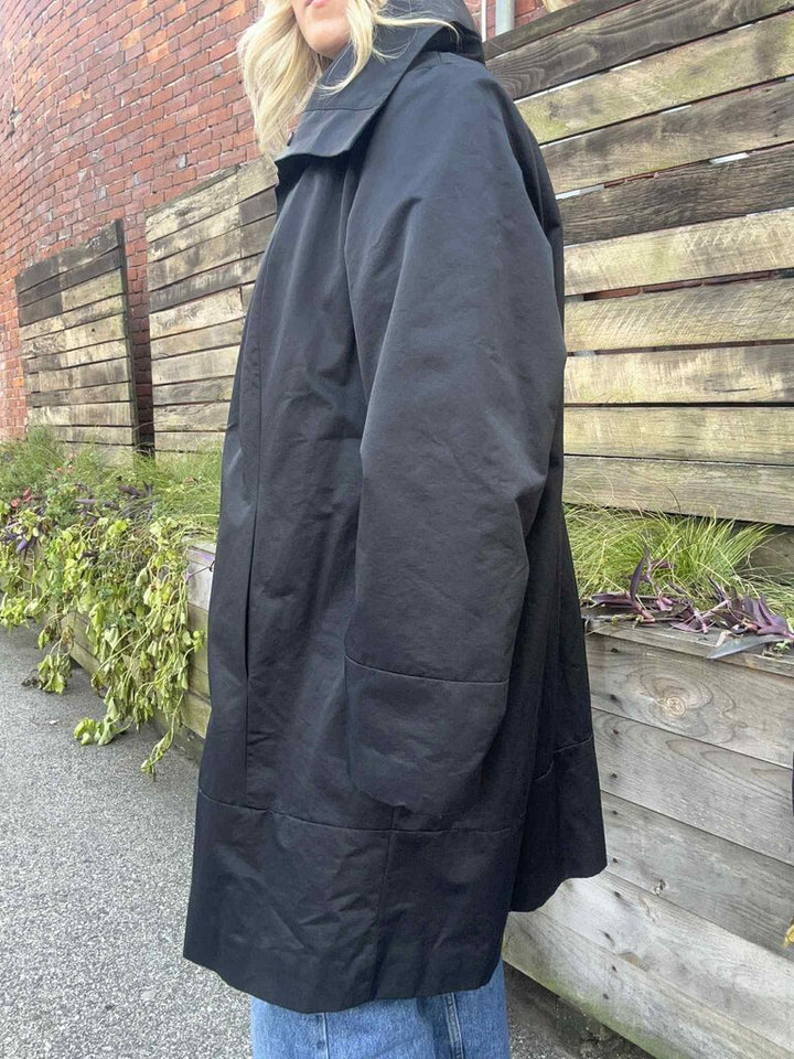 Eileen Fisher Stand Collar Long Coat - Size 3X