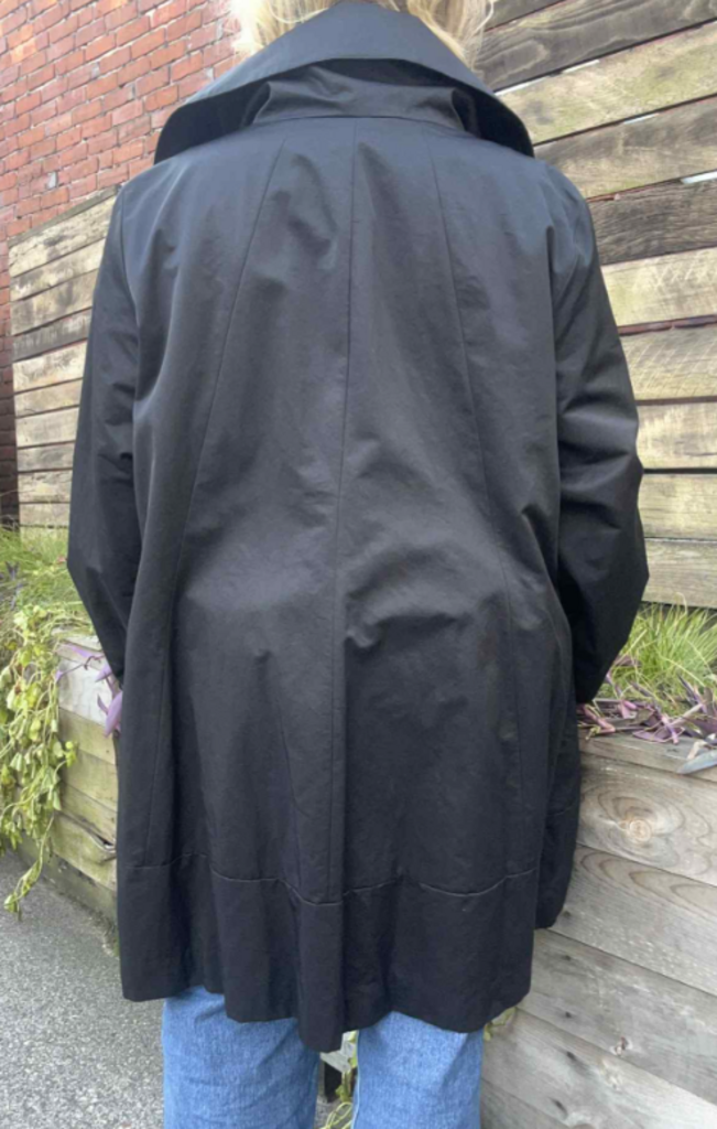 Eileen Fisher Stand Collar Long Coat - Size 3X