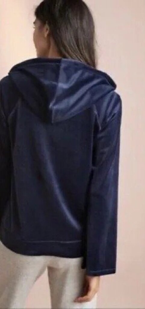 Saturday Sunday by Anthropologie Velour Surplice Hoodie - Size Large