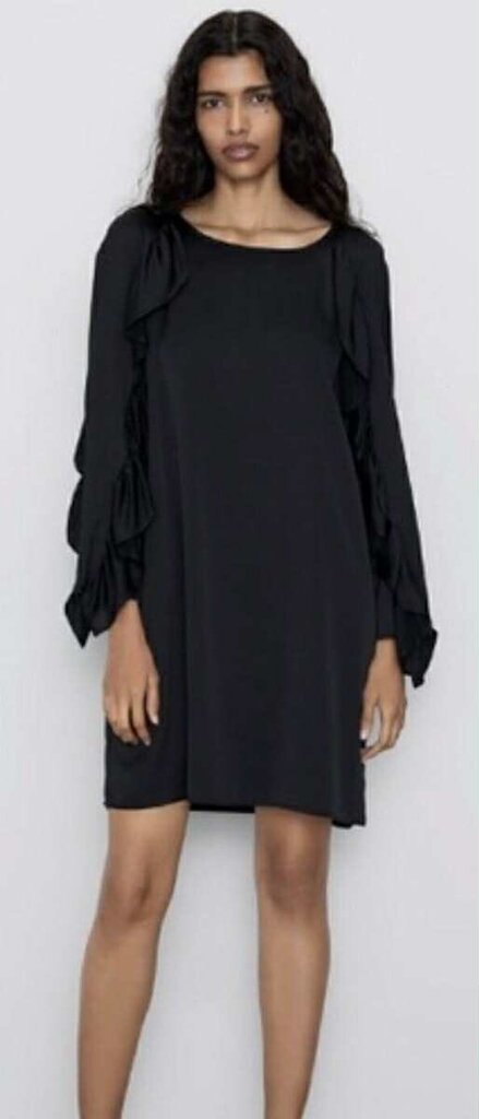 Zara Ruffle Sleeve Midi Dress - Size Medium