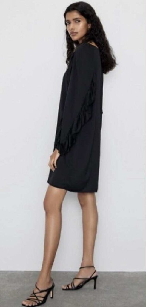 Zara Ruffle Sleeve Midi Dress - Size Medium
