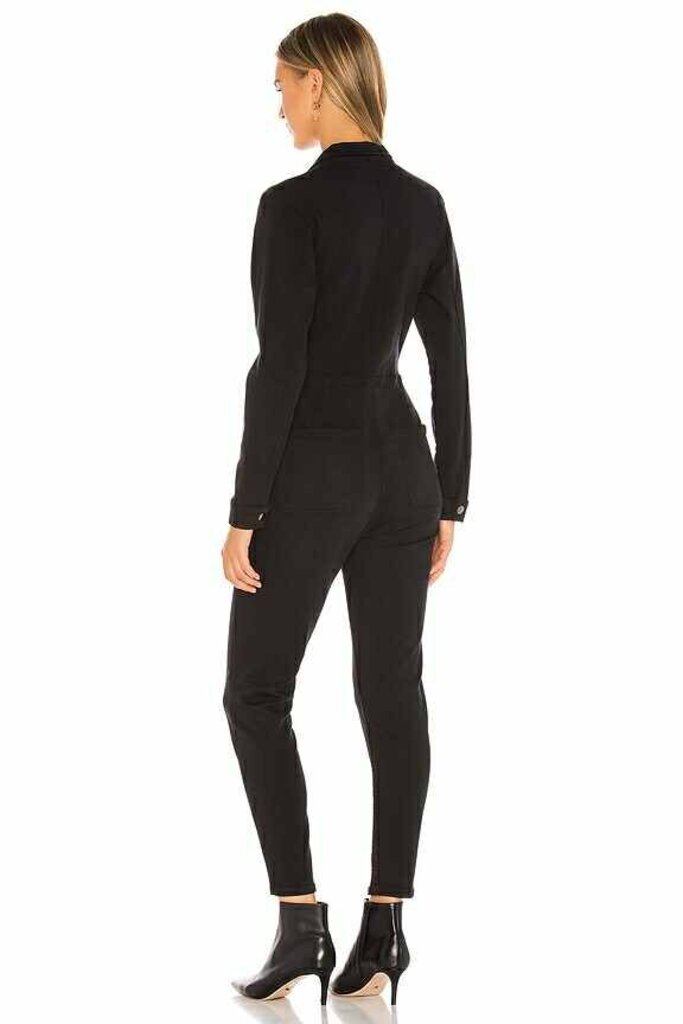 Free People Lennox Skinny Fit Denim Jumpsuit - Size Small