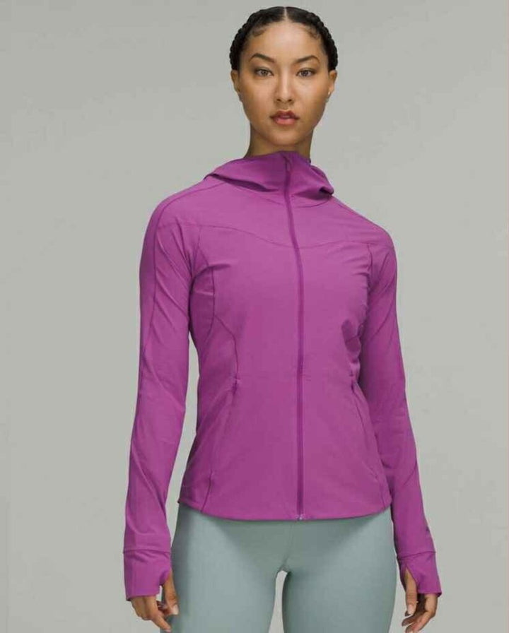 Lululemon Mist Over Windbreaker in Vivid Plum (Retails $128) - Size 8
