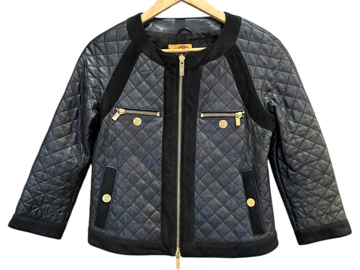Tory Burch Quilted Leather Jacket - Size 4