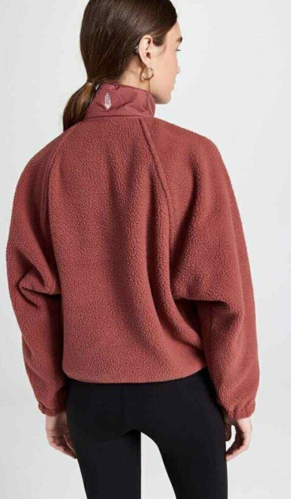 Free People Movement Hit The Slopes Fleece Jacket - as is (missing snap) - Size XL