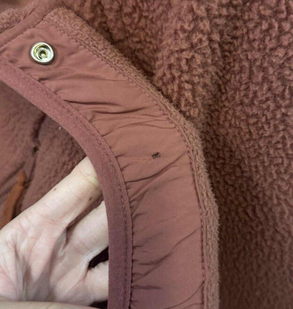 Free People Movement Hit The Slopes Fleece Jacket - as is (missing snap) - Size XL