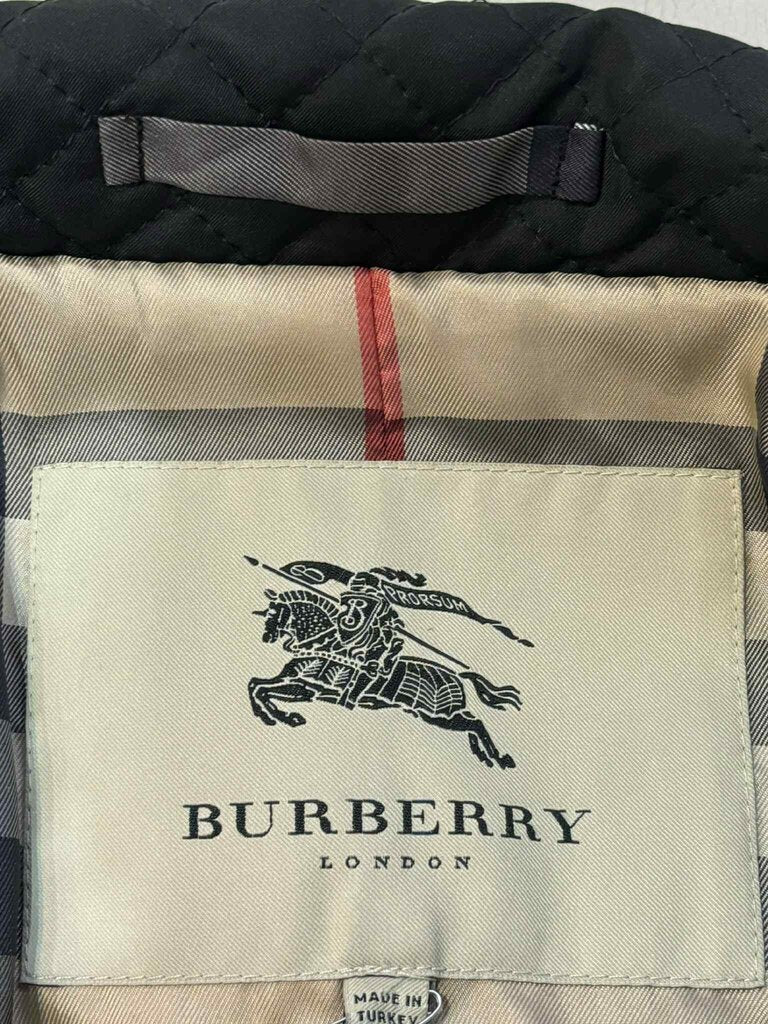 Burberry Quilted Belt Coat - Size XS