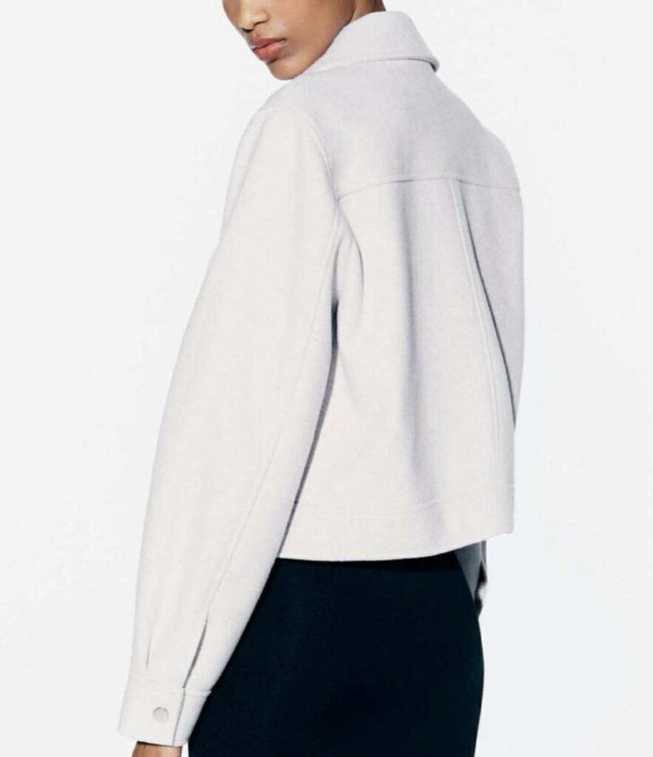 Zara Collared Bomber Jacket - Size Small