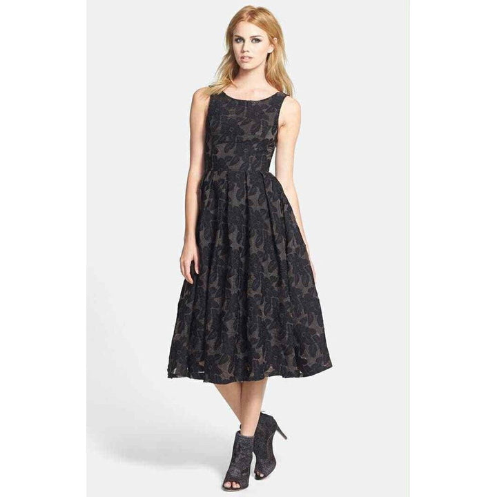 ASTR Jacquard Midi Dress - Size Small