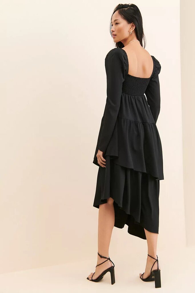 We Wore What Puff-Sleeve Asymmetrical Dress - Size 4