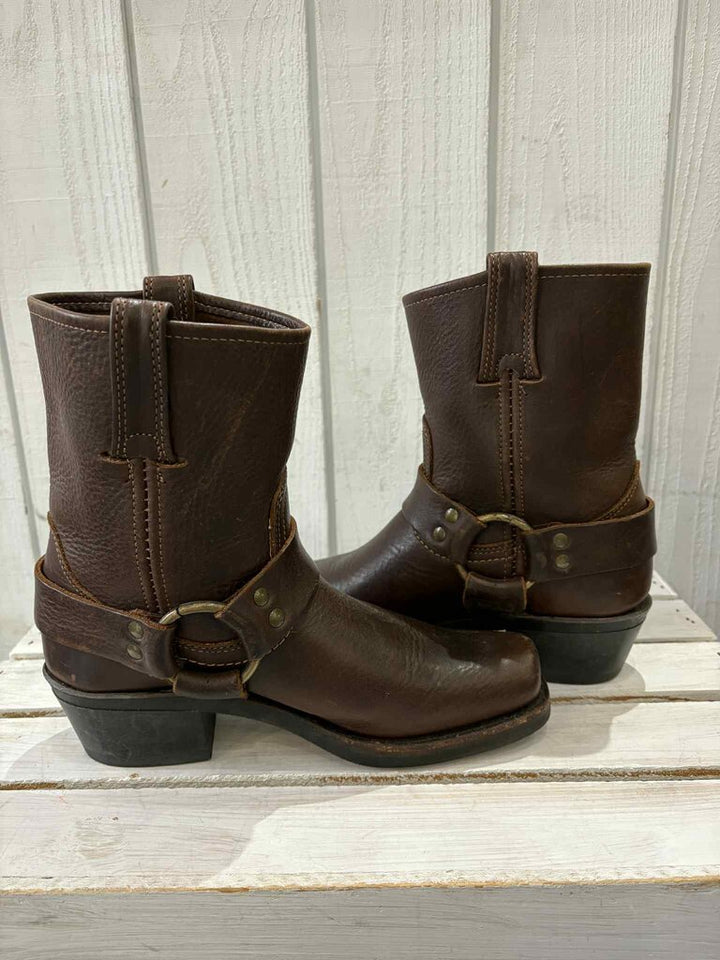 Frye Smoke Harness Boots - Size 6