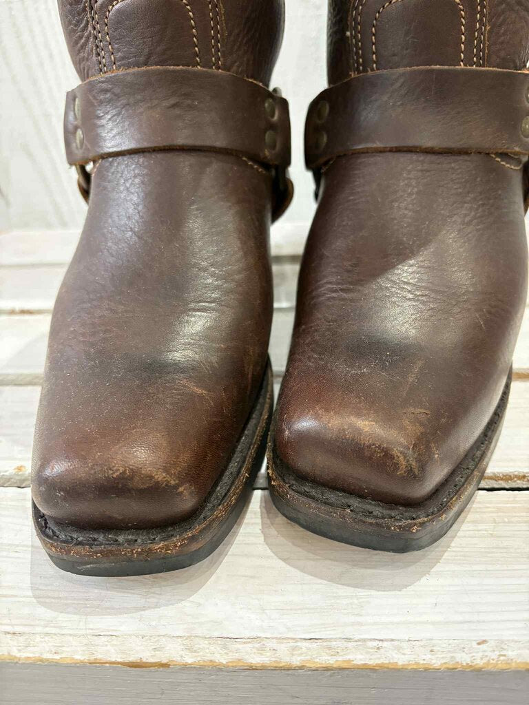 Frye Smoke Harness Boots - Size 6