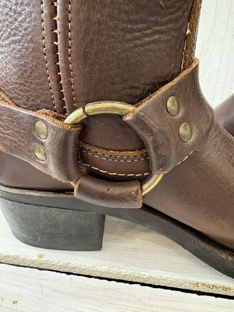 Frye Smoke Harness Boots - Size 6