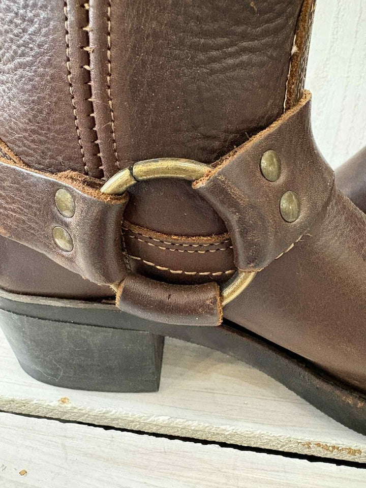 Frye Smoke Harness Boots - Size 6