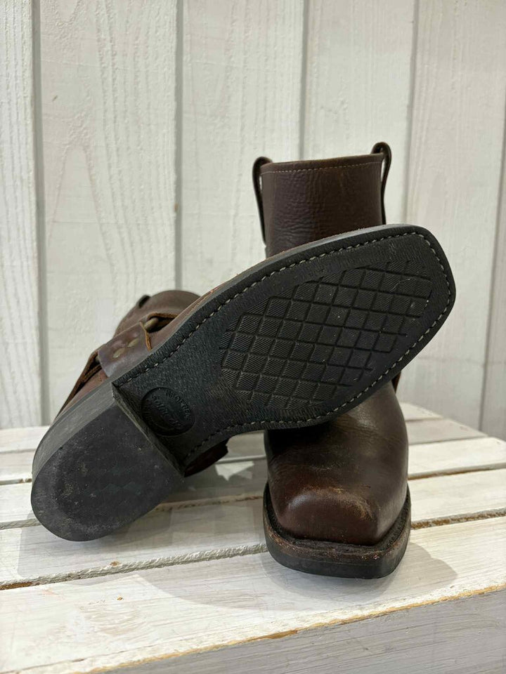 Frye Smoke Harness Boots - Size 6