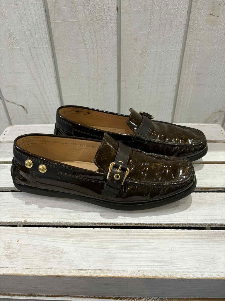 Louis Vuitton Patent Leather Loafers - Size 38