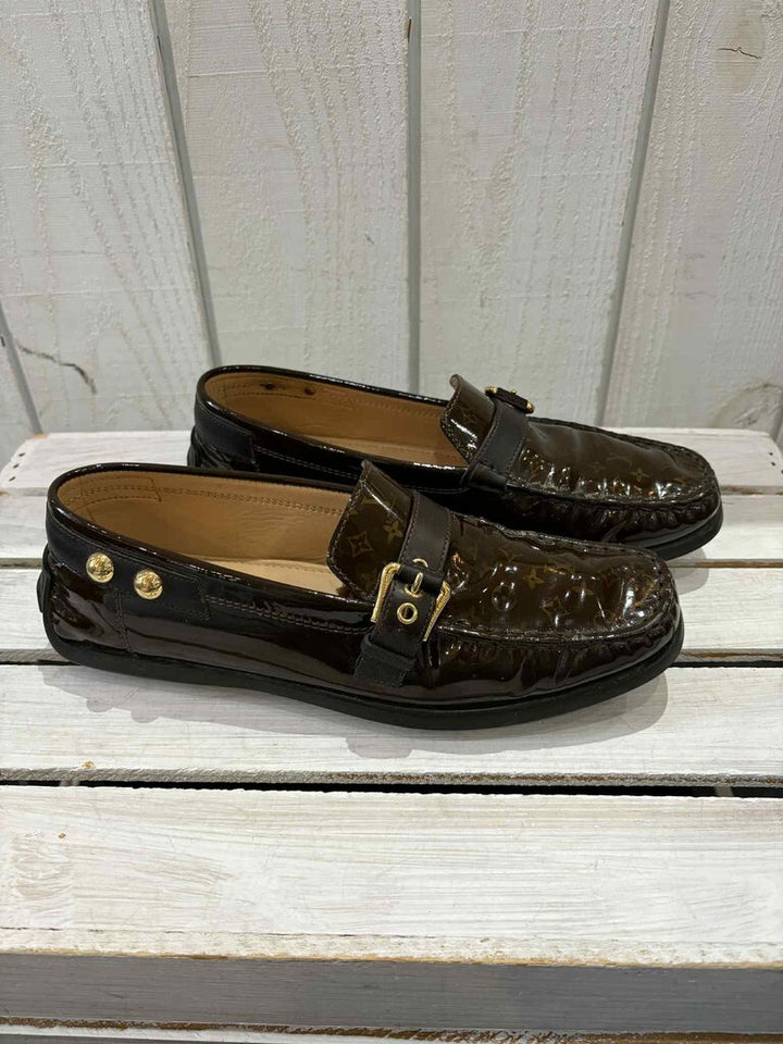 Louis Vuitton Patent Leather Loafers - Size 38