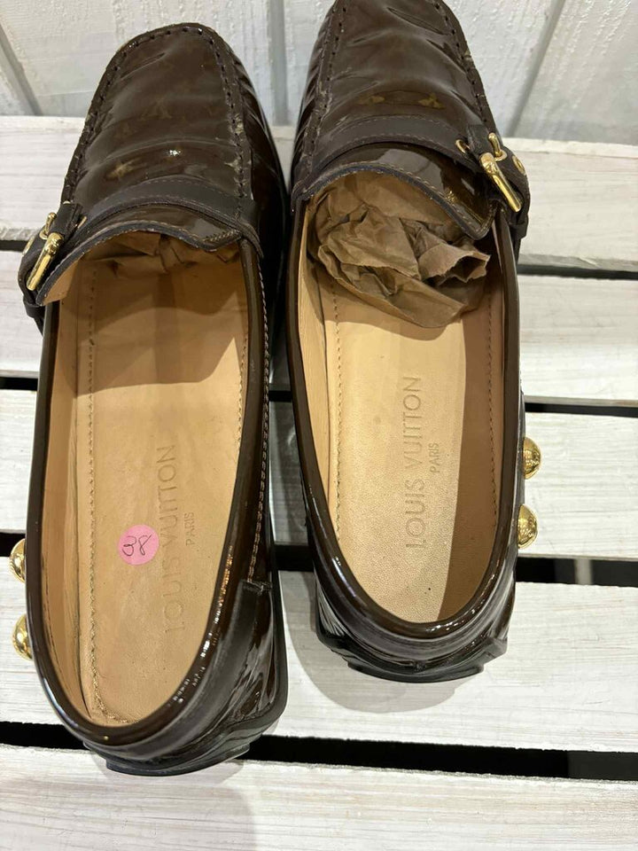 Louis Vuitton Patent Leather Loafers - Size 38