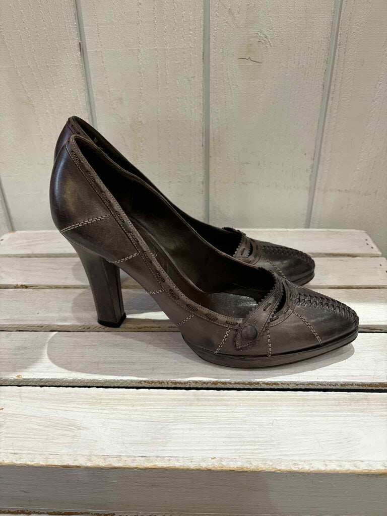 Bottega Veneta Leather Heels - Size 38