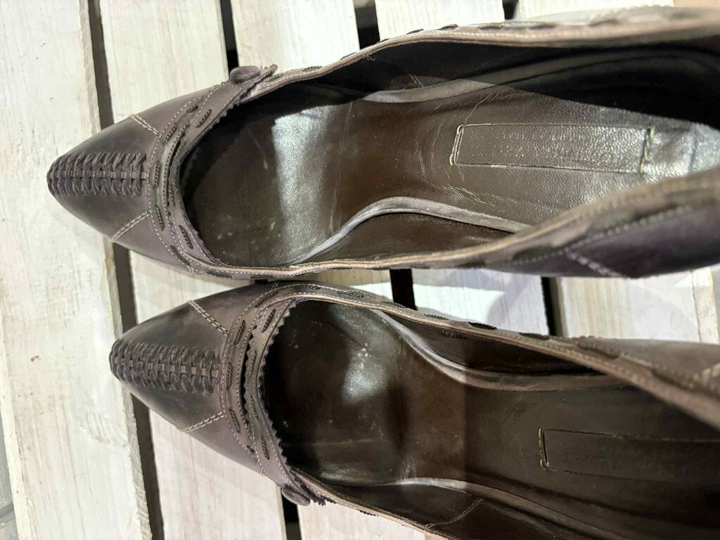 Bottega Veneta Leather Heels - Size 38