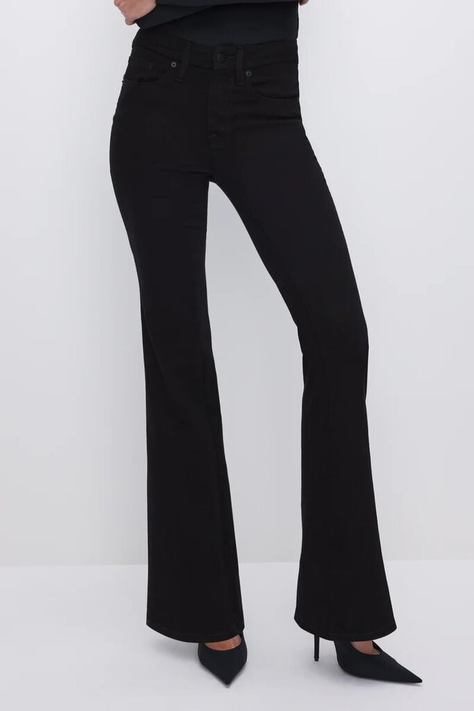 Good American Good Legs Flare Never Fade Jeans - Size 30(Retails $148)