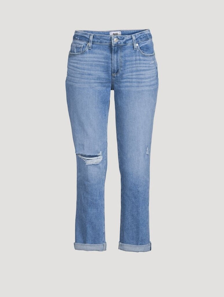 Paige Brigitte Mid-Rise Boyfriend Jeans - Size 31(Retails $225)