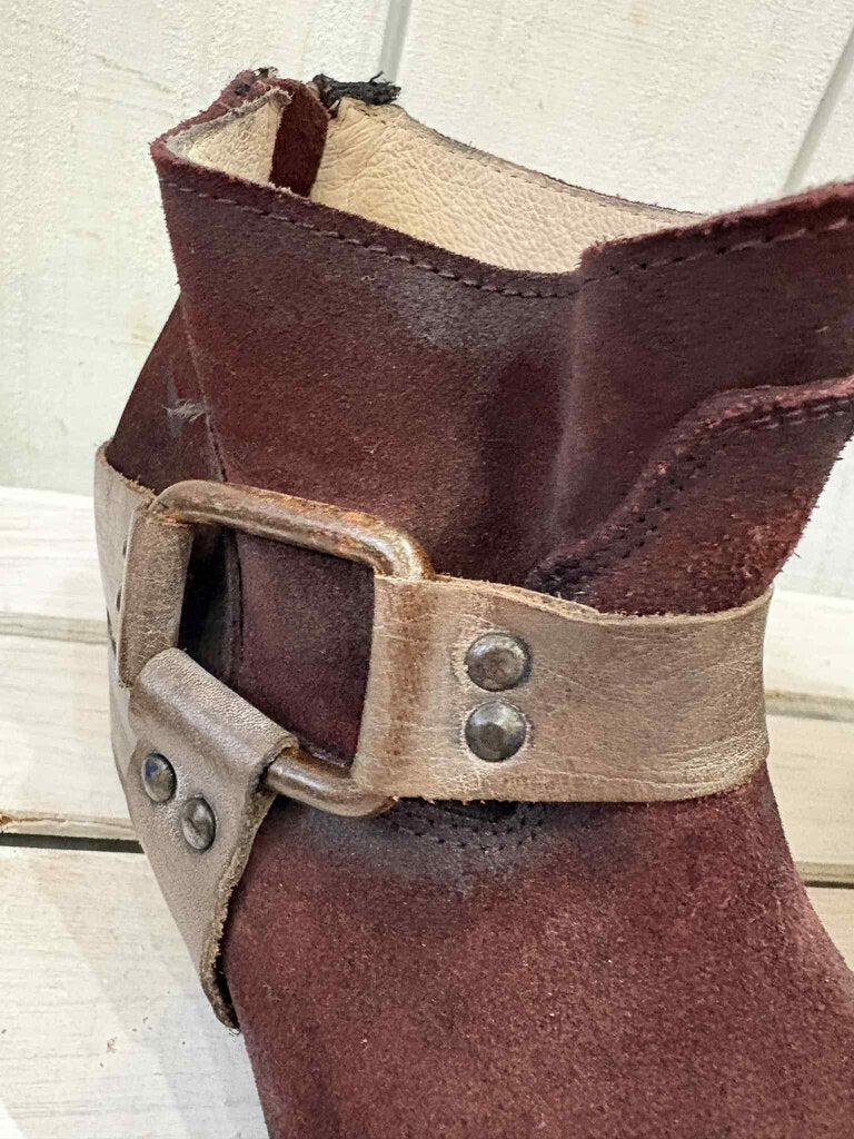 Free Bird Phlow Suede Ankle Booties - Size 8