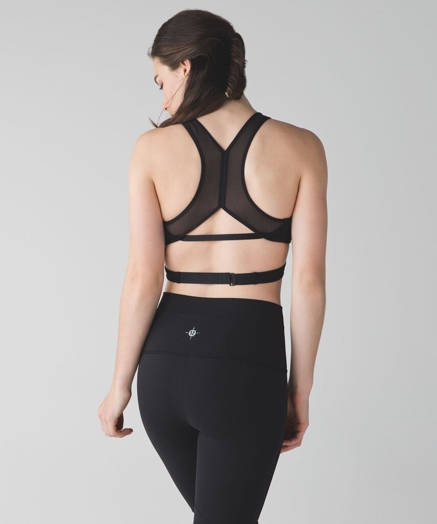 Lululemon Yoga Haven Bra In Black - Size Medium