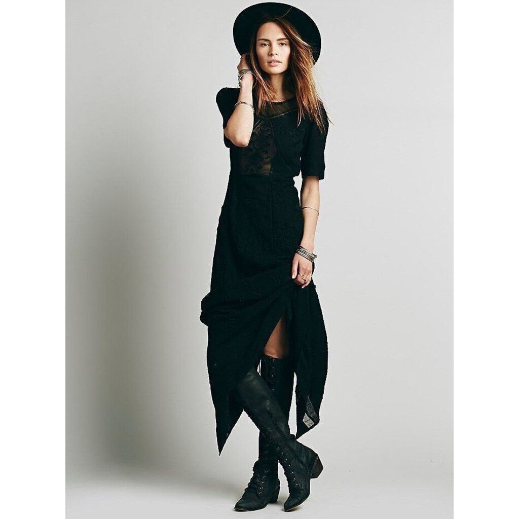 Free People Say You Love Me Lace Maxi Dress