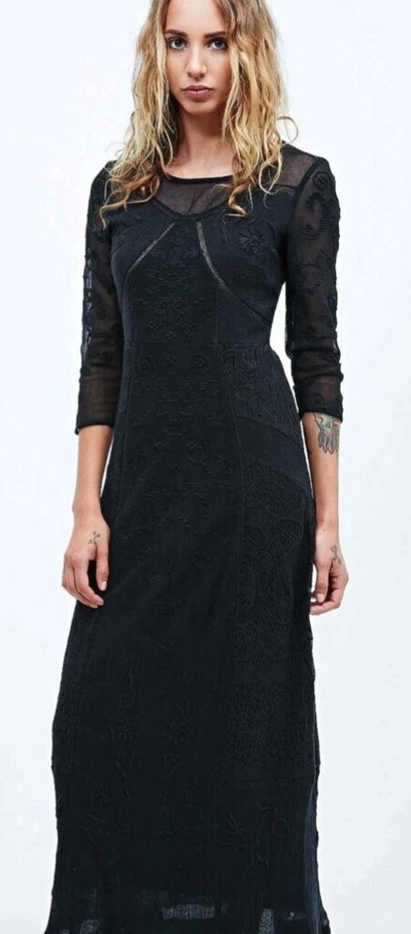 Free People Say You Love Me Lace Maxi Dress - Size Small