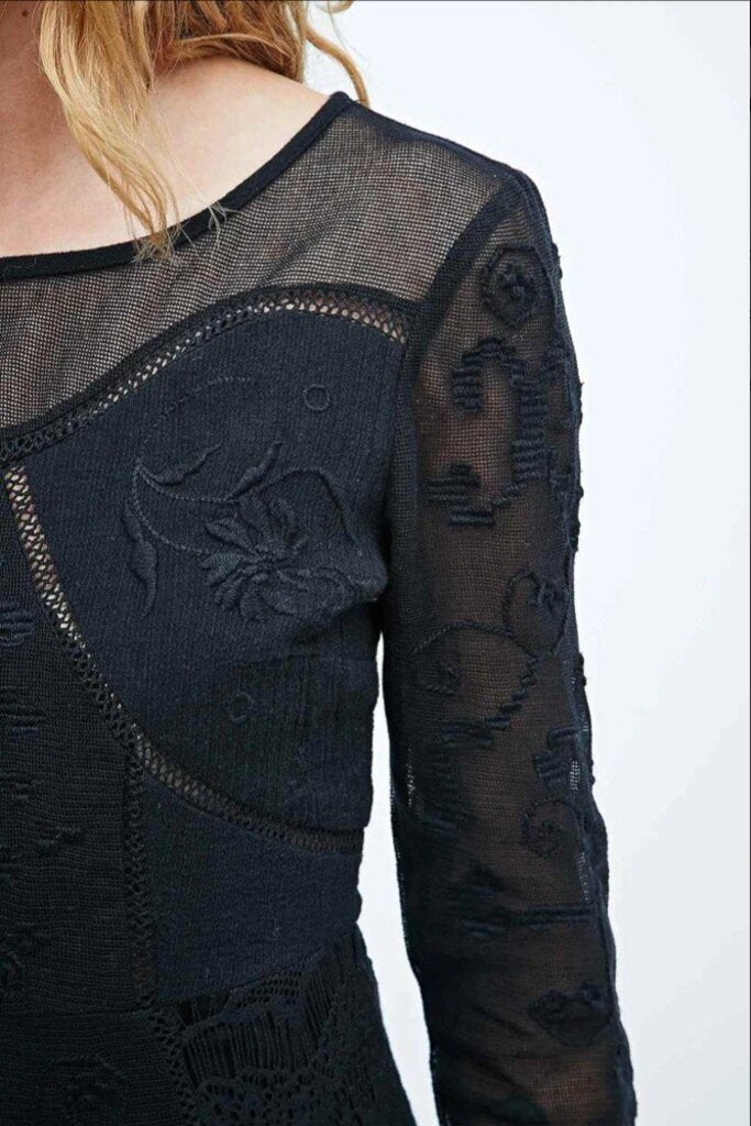 Free People Say You Love Me Lace Maxi Dress - Size Small